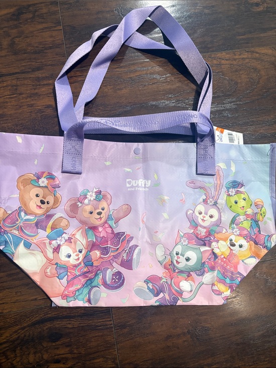 Disneyland Hong Kong Handbags - Disneyland Hong Kong Exclusive 20th An Duffy & Friends Reusable Shopping Bag-NEW